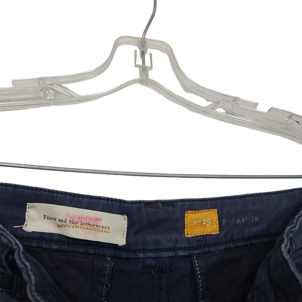 Anthropologie Pilcro And The Letterpress Blue Shorts 25 - Picture 3 of 5